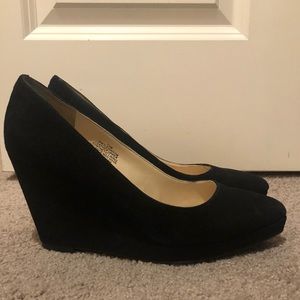 Black Nine West Wedges